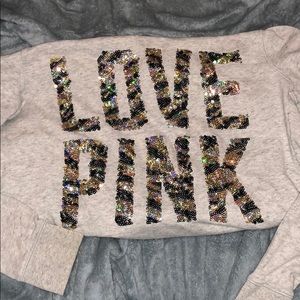 PINK bling hoodie